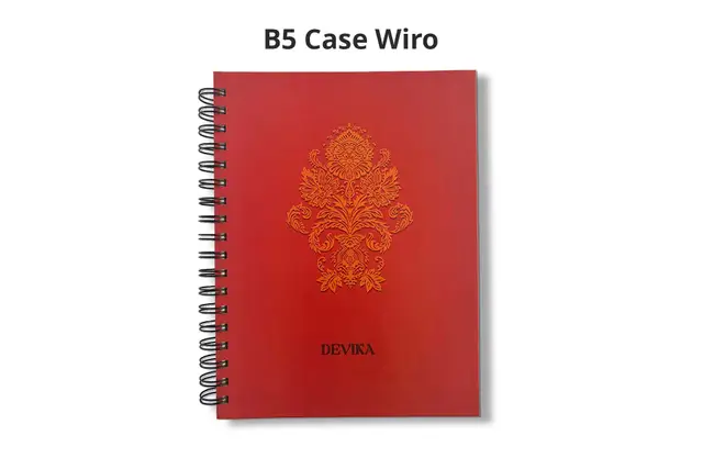 Premium Spiral Bound Notebook | 200 Pages Single Line Diary for Office, School &amp; Personal Use