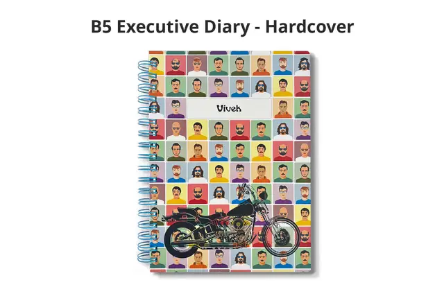 B5 Executive Hardcover Spiral Diary | Premium Personalized Notebook for Office, School &amp; Daily Planning